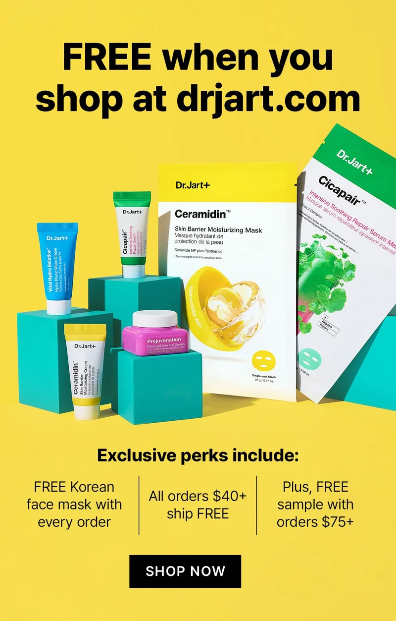 Calling all sensitive skin types. Get 3 free Cicapair full sizes with orders $65+.