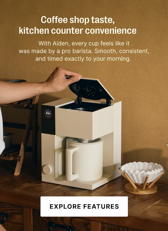 Coffee shop taste, kitchen counter convenience. Every cup feels like it was made by a pro barista.