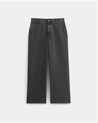 Image | Baggy Rigid Jean | Washed Black