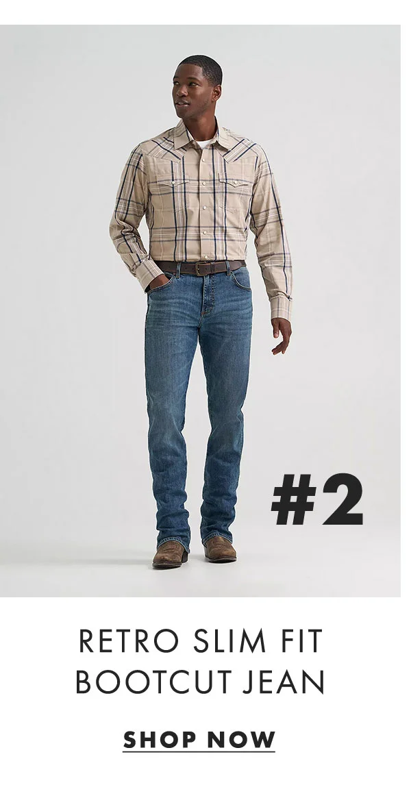 Retro Slim Fit Bootcut Jean