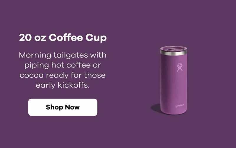 20 oz Coffee Cup. Morning tailgates with piping hot coffee or cocoa ready for those early kickoffs. | Shop Now