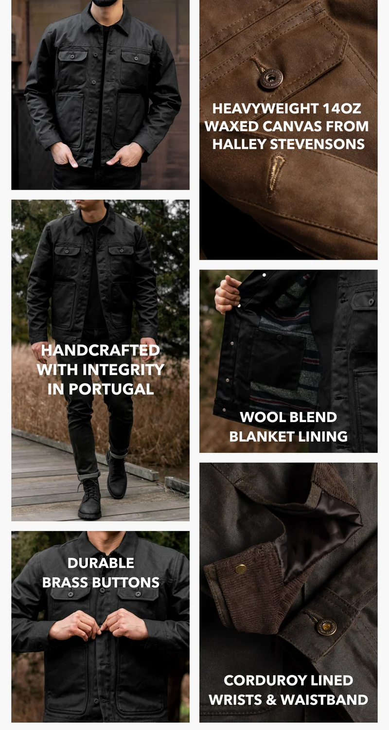 Waxed Trucker Jackets