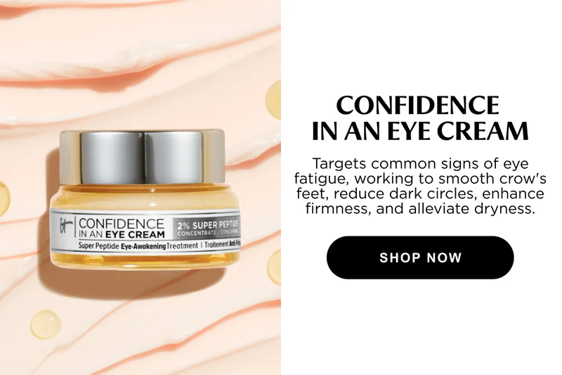 Confidence in an eye cream