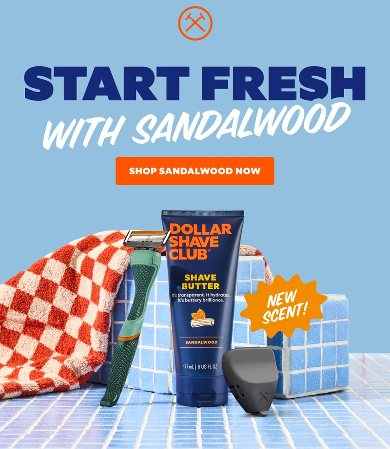START FRESH WITH SANDALWOOD | CTA: SHOP SANDALWOOD NOW | NEW SCENT!