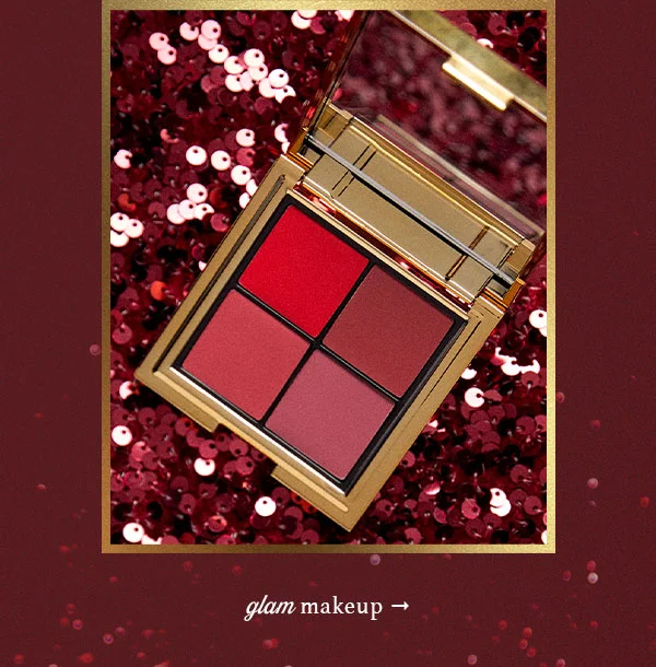 Glam makeup