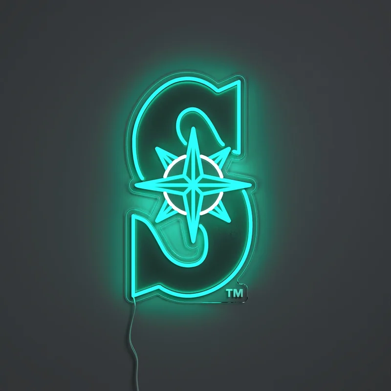 Image of Seattle Mariners Logo, LED neon sign