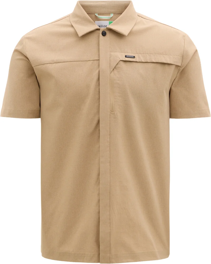 Vallier, Kowloon Active Grid Short-Sleeve Shirt - Men's