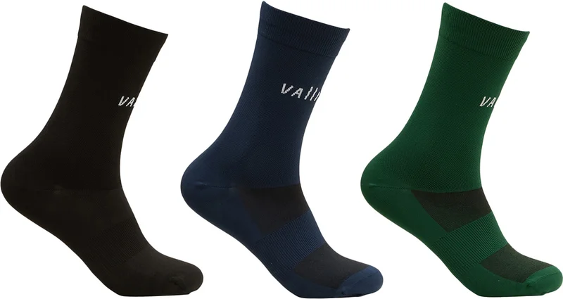 Vallier, Alto Nylon Crew Socks - 3-Pack - Unisex