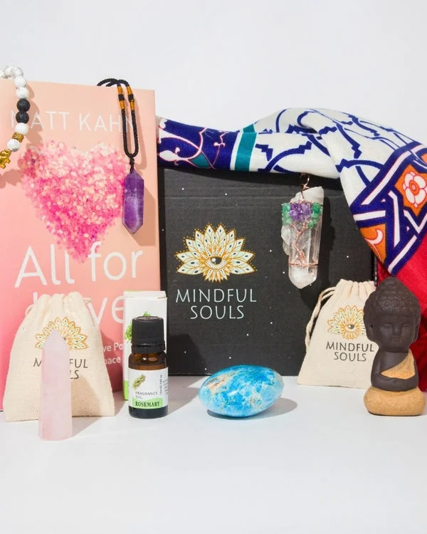 Mindful Divine Box with crystals and wellness items