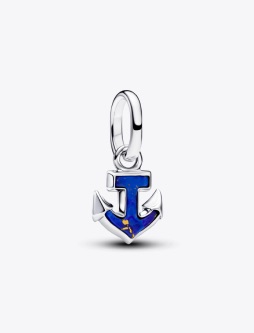 Blue Anchor Mini Dangle Charm