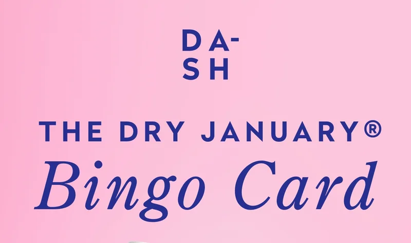 The Dry January® bingo card
