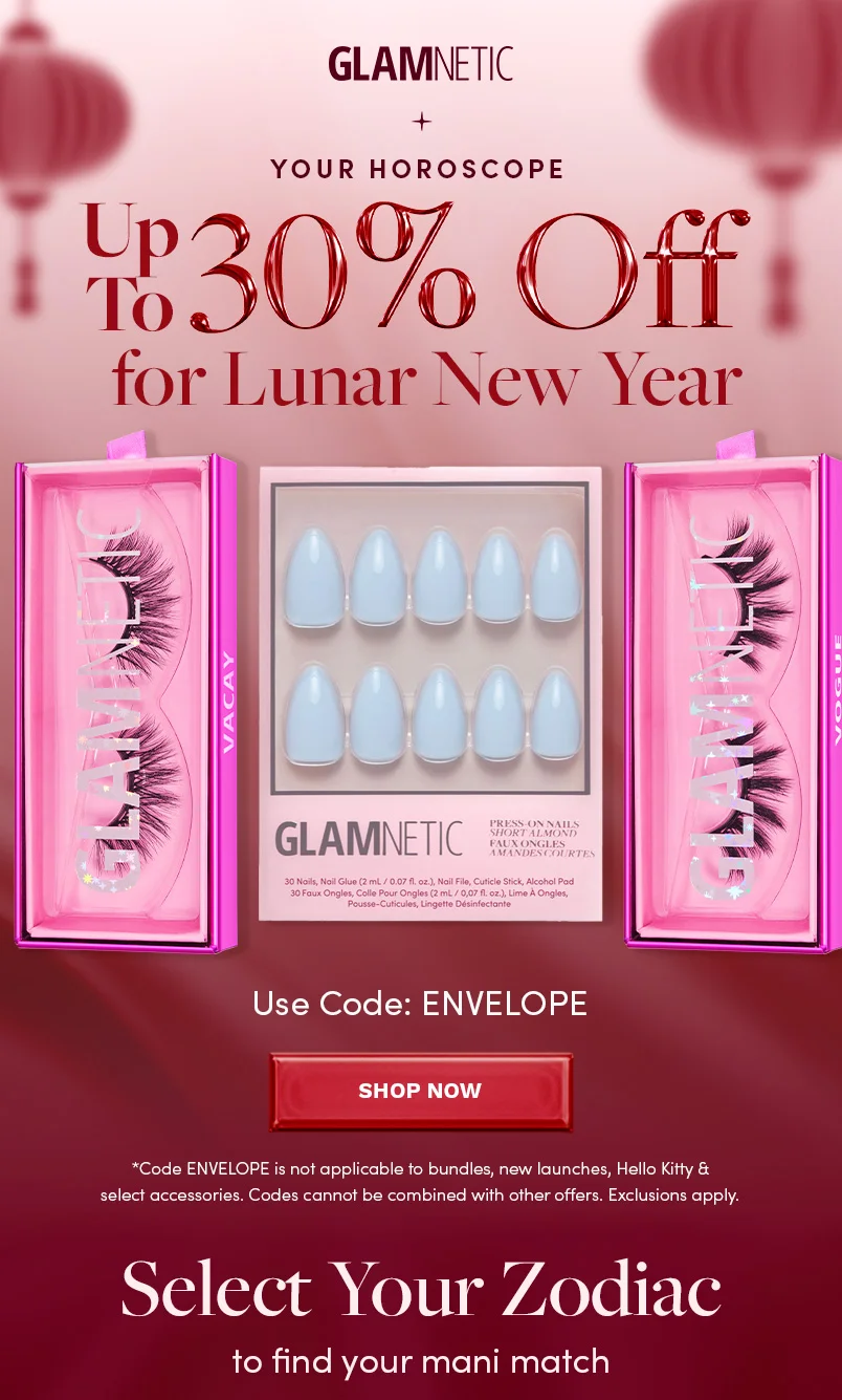 Get up to 30% off Lucky Nails + Lashes