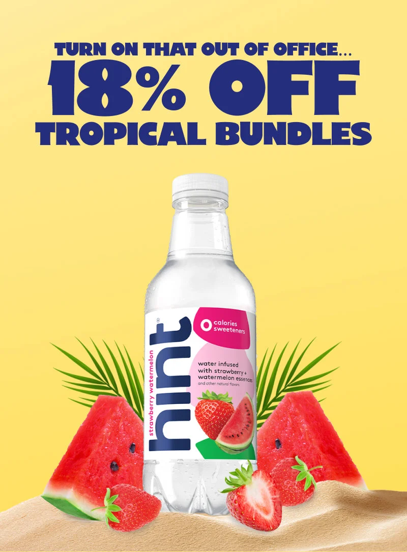 Turn on that out of office... 18% off Tropical Bundles