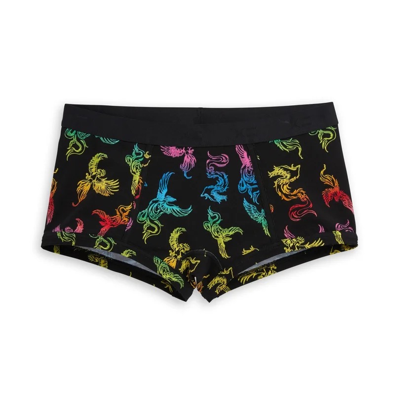 Image of Boy Shorts - Rainbow Phoenix