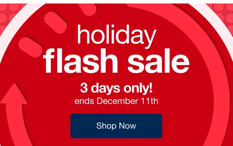 Holiday Flash Sale — Shop Now!