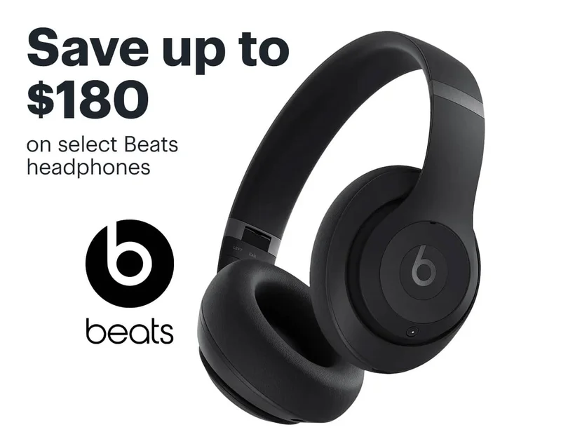 Save up to $180 on select Beats headphones.