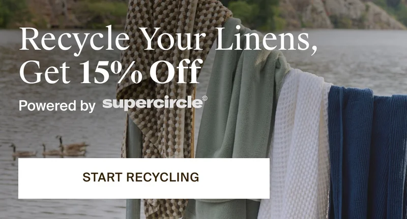 Recycle your linens, get 15% off