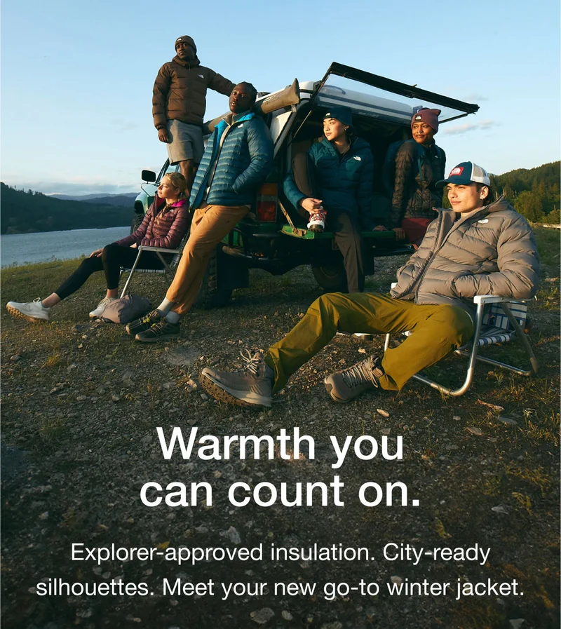 Warmth you can count on. Explorer-approved insulation. City-ready silhouettes. Meet your new go-to winter jacket.