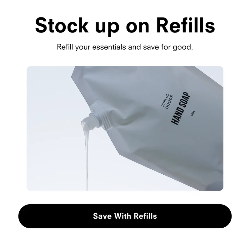 Stock up on refills