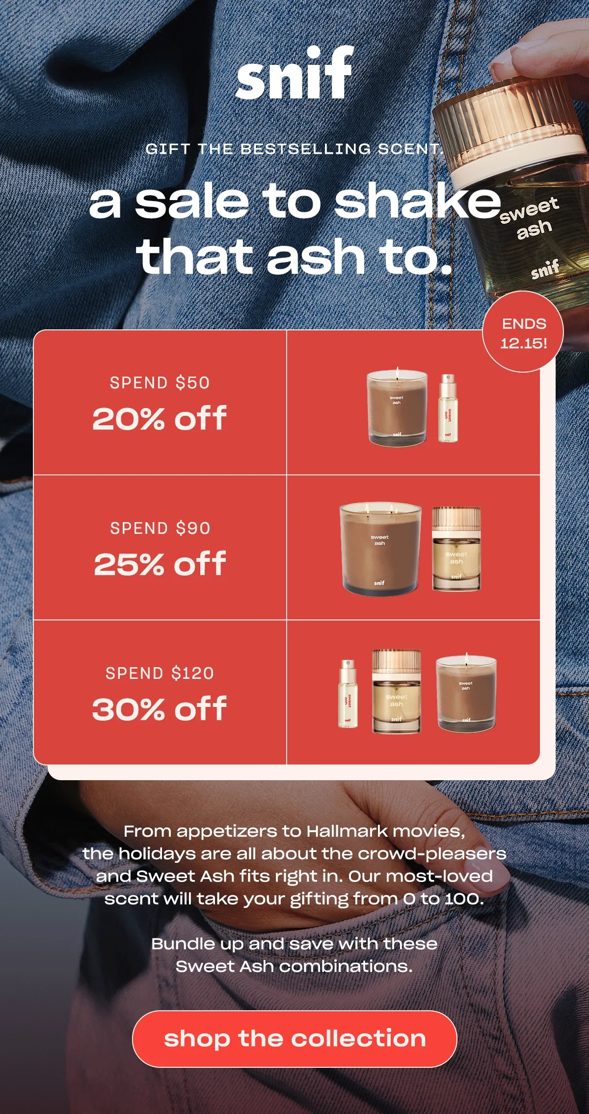 Get up to 30% off the Sweet Ash collection ↗