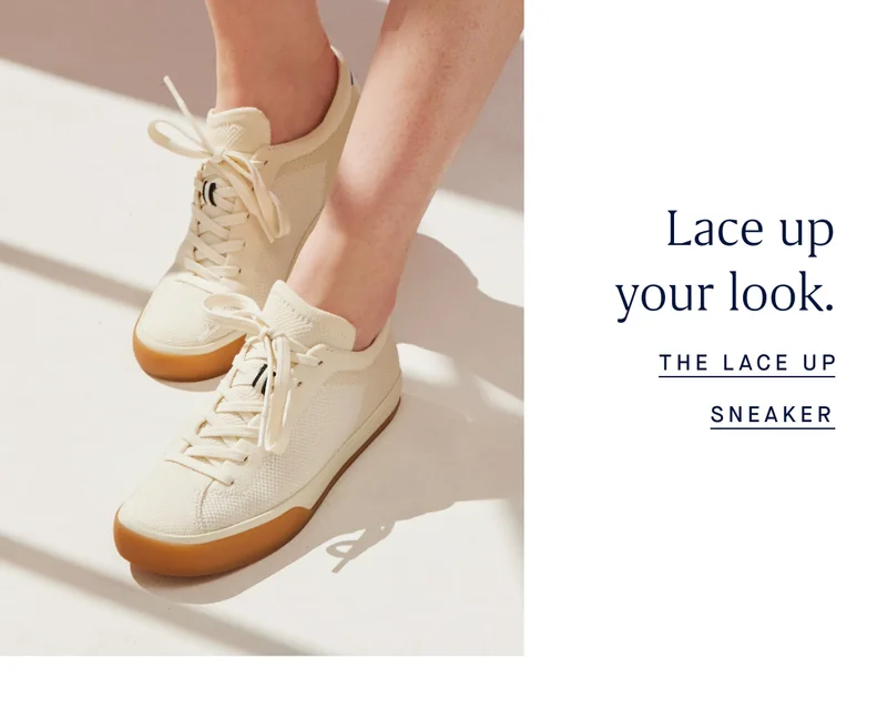 Lace up your look. THE LACE UP SNEAKER