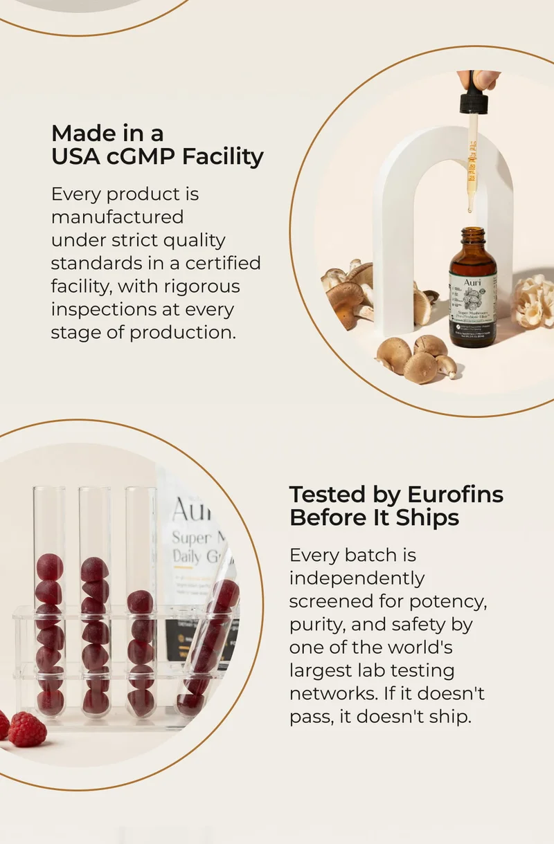 Made In A USA cGMP Facility