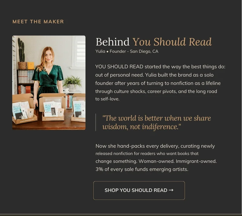 You Should Read – Monthly Nonfiction Book Drop