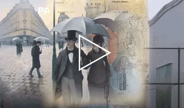 flying umbrella