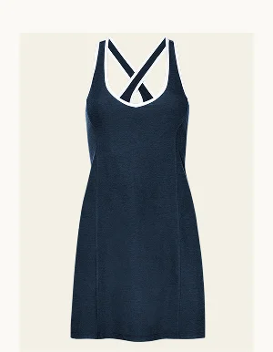 Spacedye Starting Line Dress in Nocturnal Navy