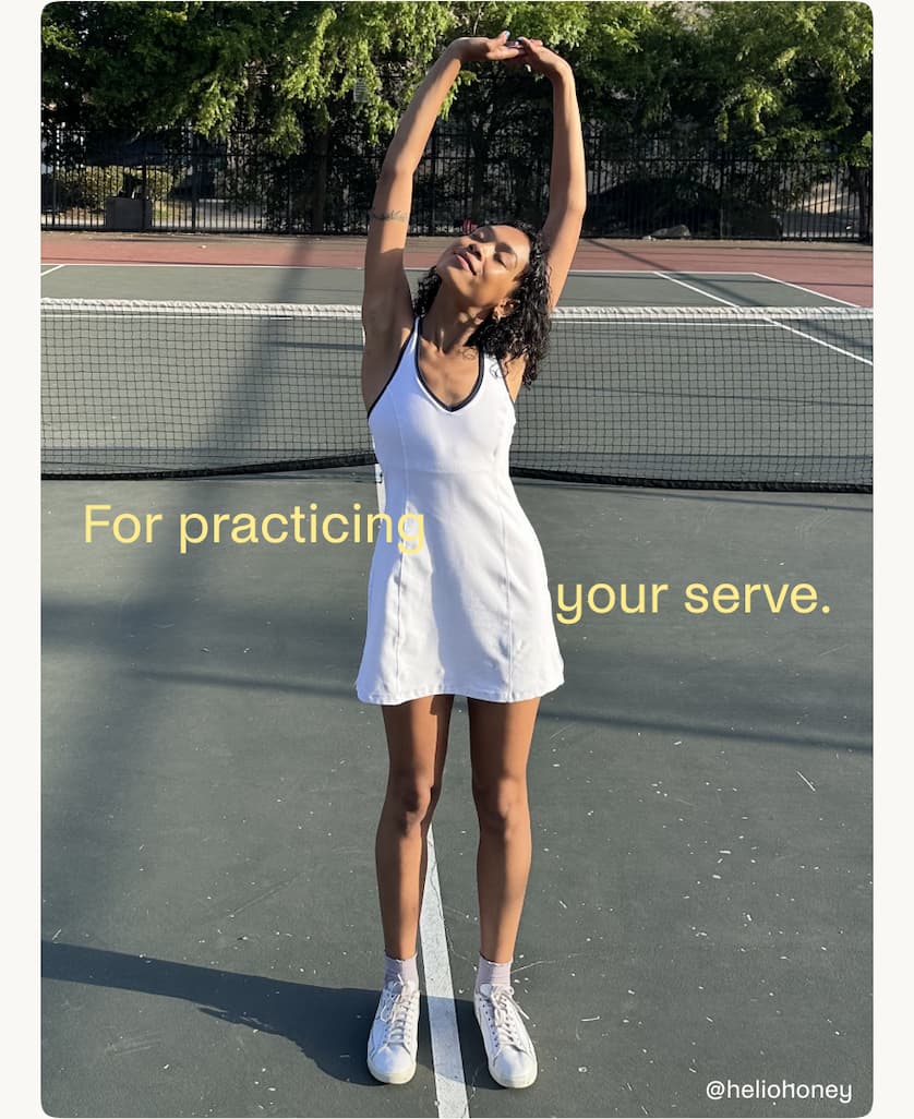 Spacedye Starting Line Dress in Cloud White
