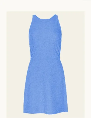 Spacedye Refocus Dress in Flower Blue Heather