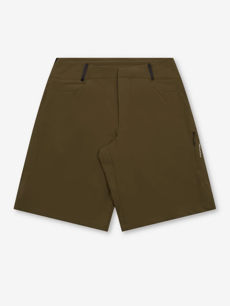 Image of Portal Traka Softshell Short - Dark Olive