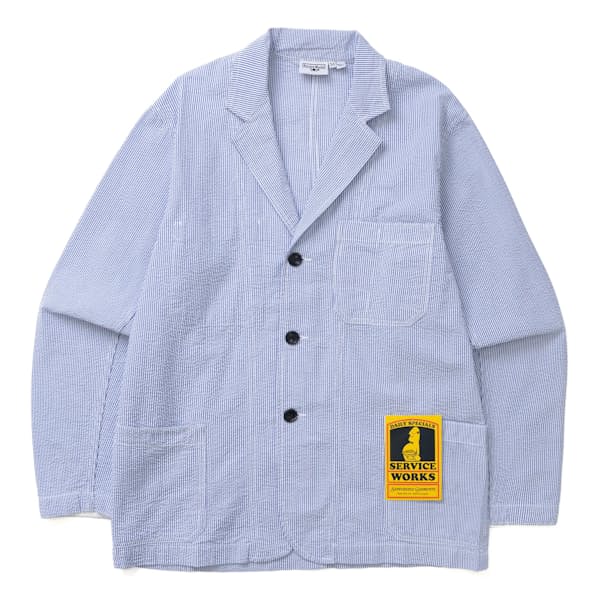 Seersucker Sever Suit Jacket