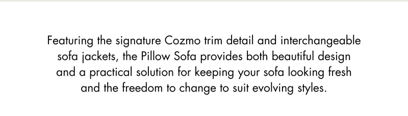 Pillow Sofa - looking fresh