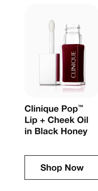 Clinique Pop™ Lip + Cheek Oil in Black Honey | Shop Now