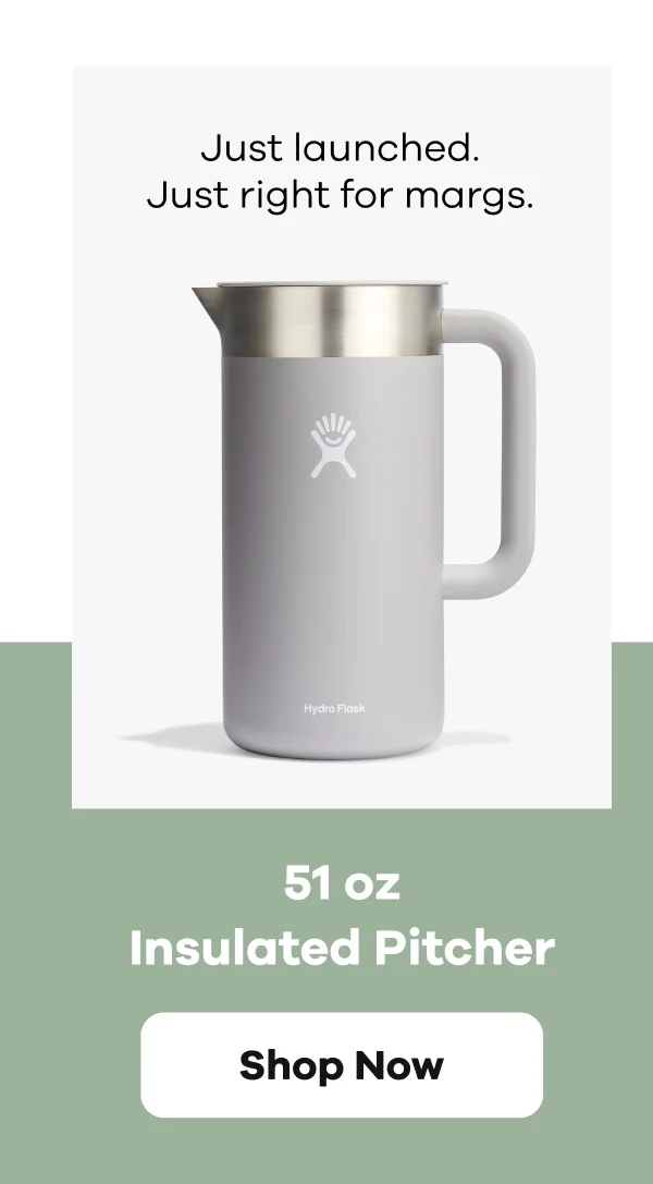 Just launched. Just right for margs. 51 oz Insulated Pitcher | Shop Now