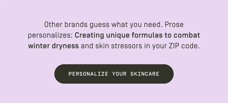 Personalize your skincare