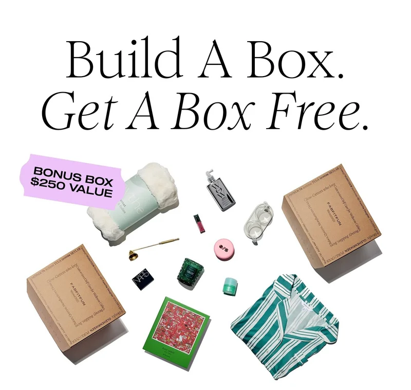 Build A Box. Get A Box Free. | BONUS BOX $250 VALUE