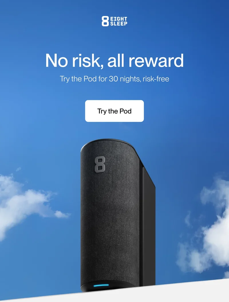 No risk, all reward | Try the Pod for 30 nights, risk-free