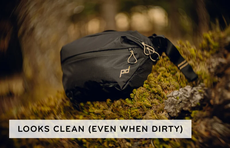 Looks clean even when dirty