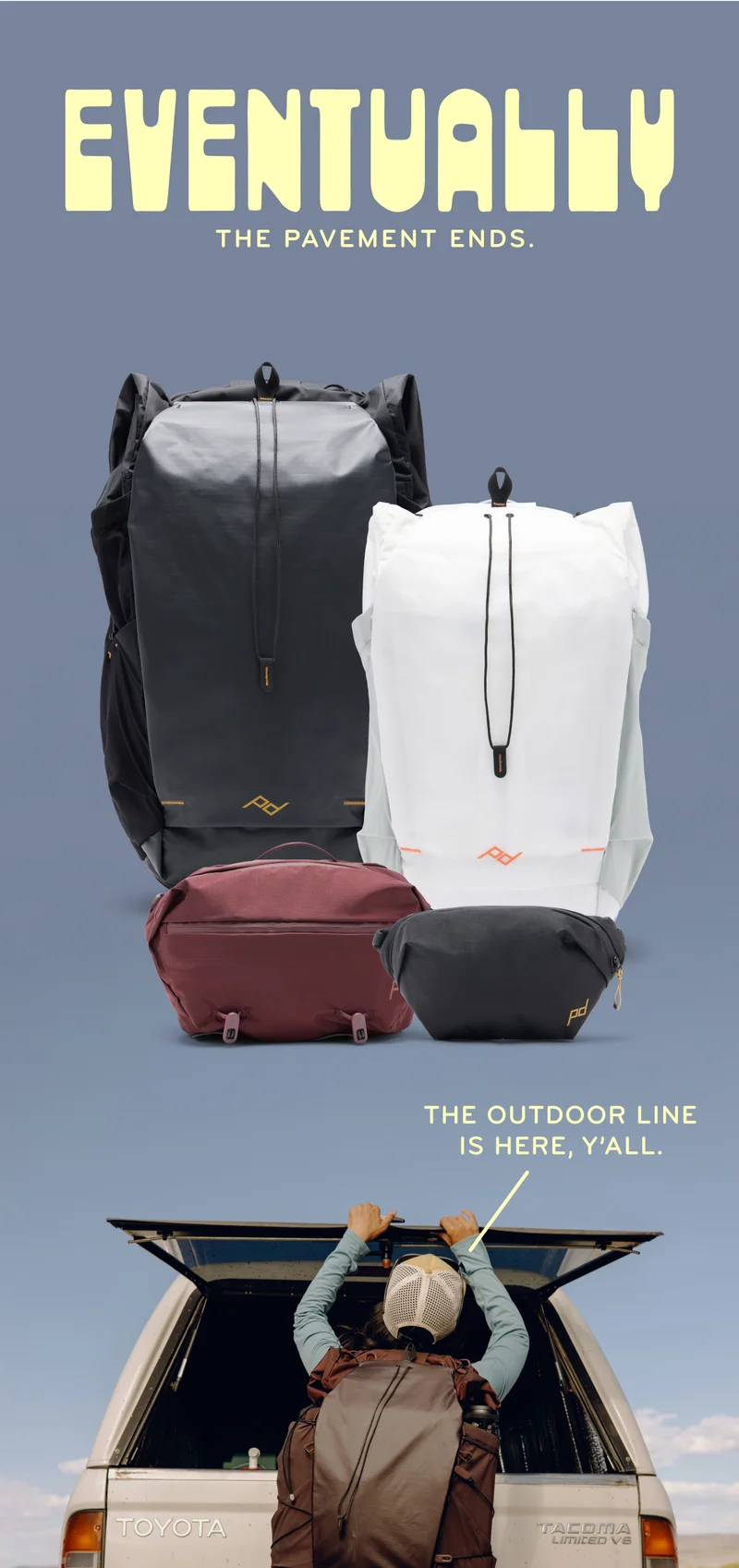 The Outdoor Line is here, y'all.