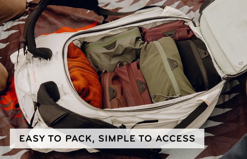 East to pack, simple to access