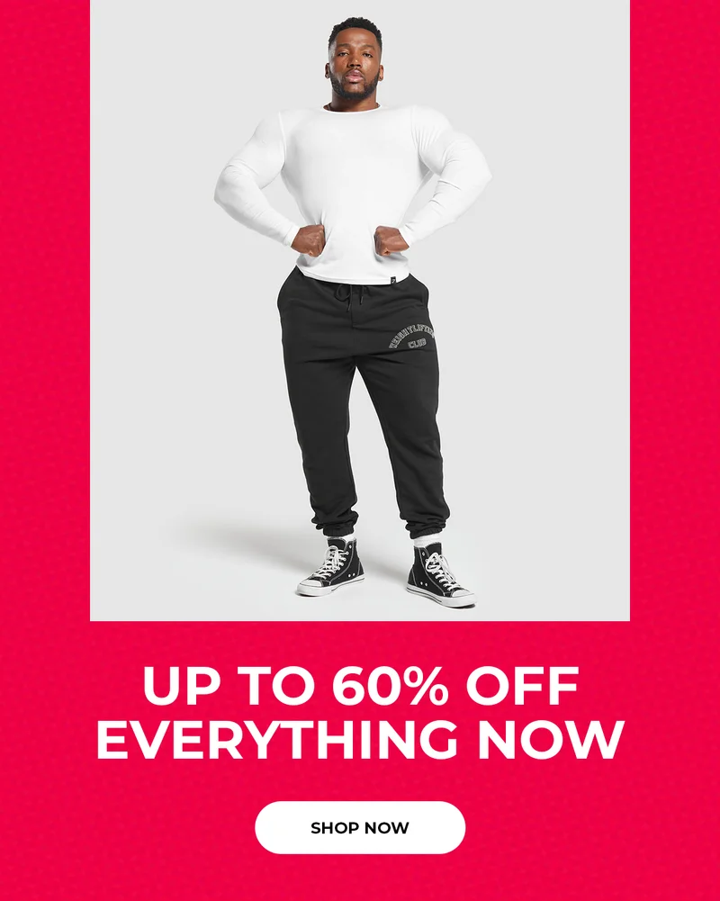 UP TO 60% OFF EVERYTHING NOW. SHOP NOW.