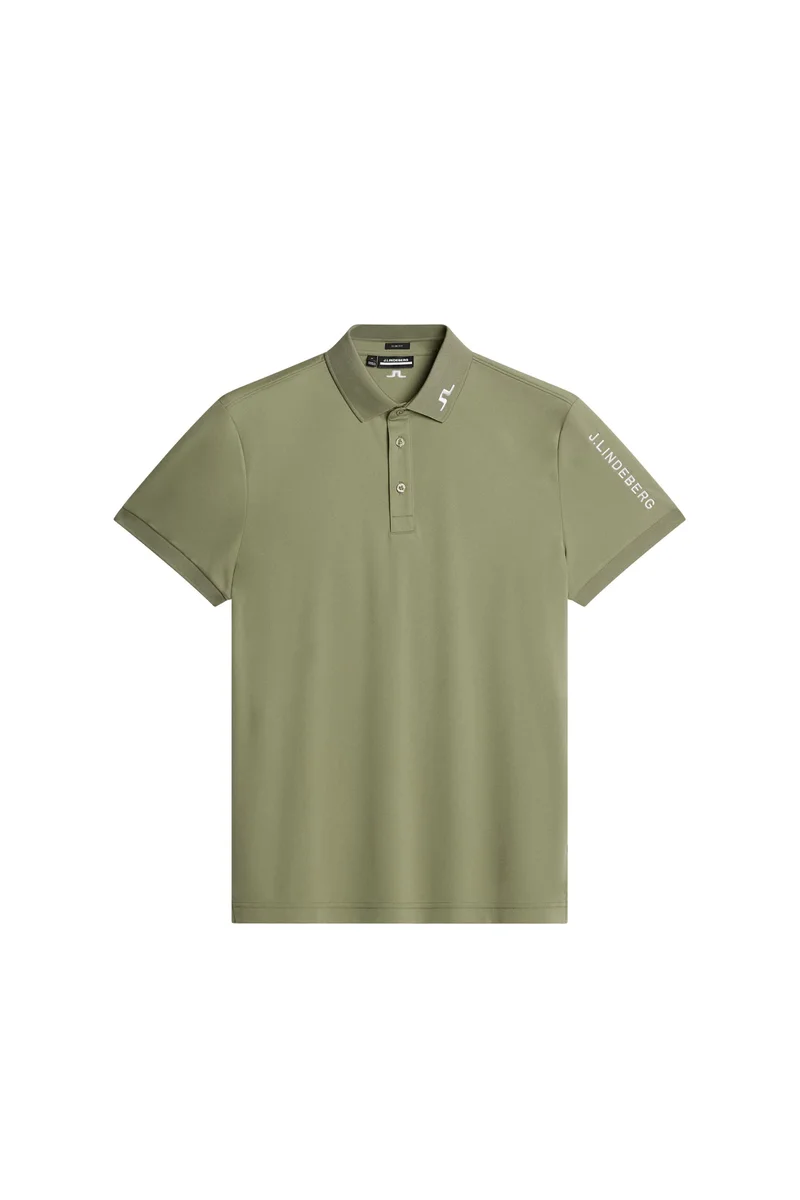 Image of Tour Tech Slim Fit Polo / Oil Green