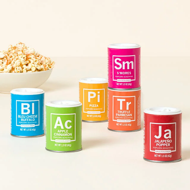 Periodic Table of Flavor Popcorn Seasoning Set