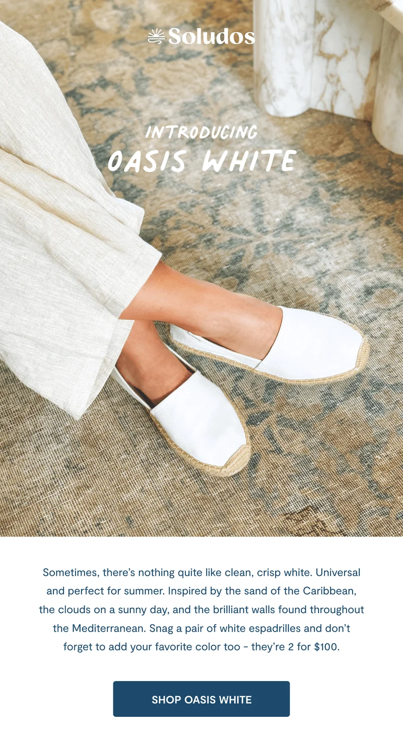 Introducing Oasis White