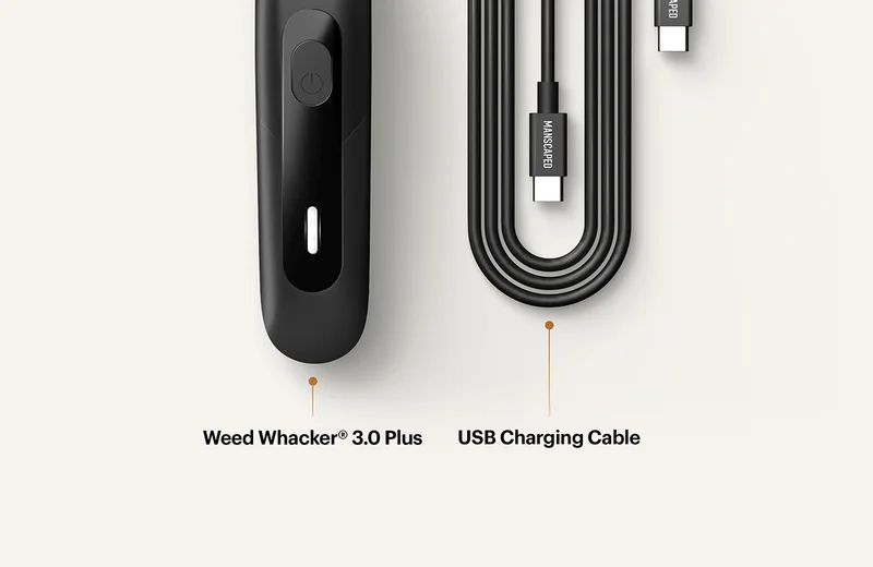 Weed Whacker® 3.0 Plus and USB-C cable
