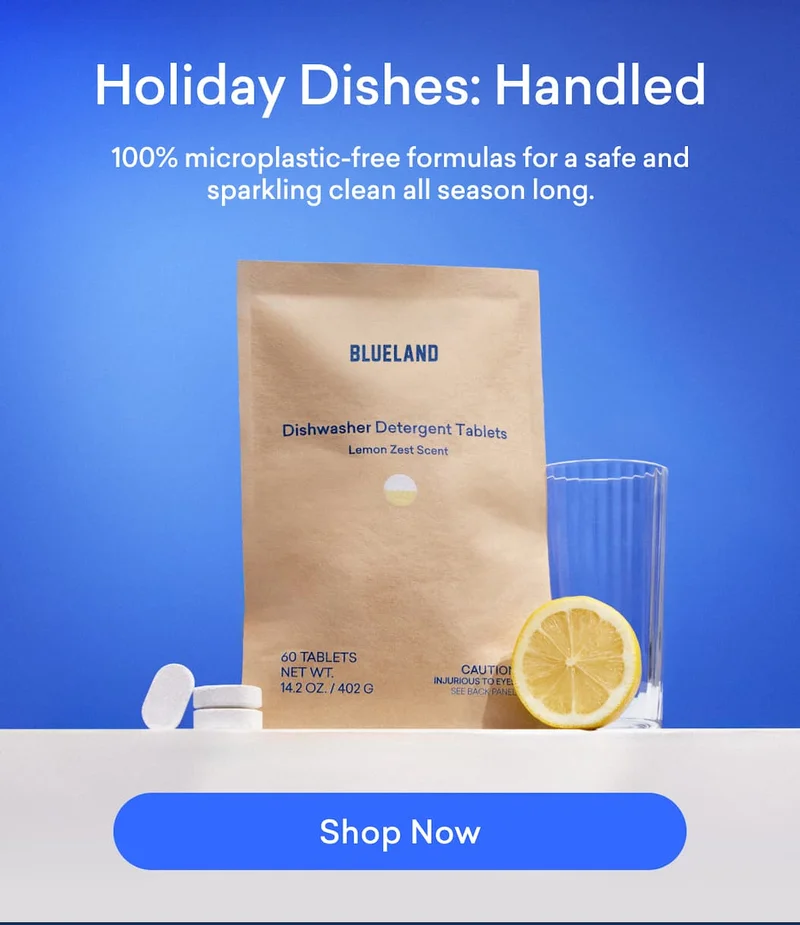 Holiday Dishes: Handled with Dishwasher Detergent Tablets
