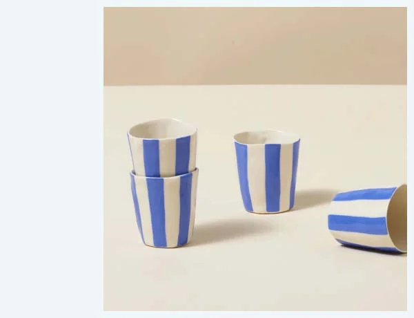 Bold Stripe Wine Cup