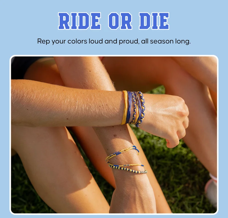 RIDE OR DIE. Rep your colors loud and proud, all season long.